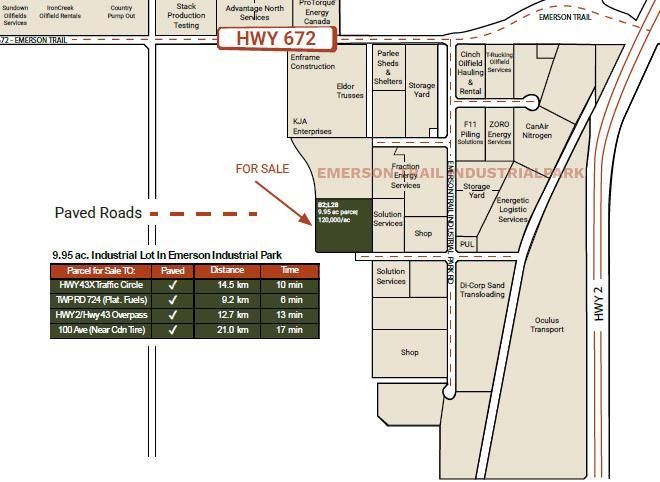 B2, L28 Pt: NW-11-73-6-W6 Emerson Trail Industrial Pk Rd   - Photo 1